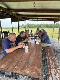 May be an image of skeet shooting