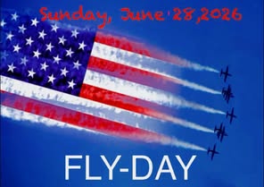 May be an image of text that says 'Sunday, илe ne'28,2026 28 ,2026 FLY-DAY'