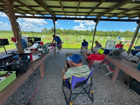 May be an image of skeet shooting