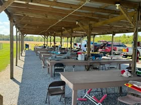 May be an image of skeet shooting