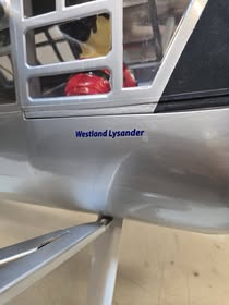 May be an image of aircraft and text that says 'WestlandLysander Westland Lysander'